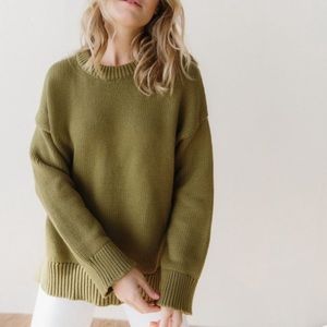 Jenni Kayne Cotton Boyfriend Sweater